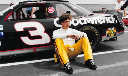 A younger Michael Waltrip caught on the camera.